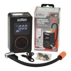 Compressore Aria Portatile Cordless 8V con Display Digitale