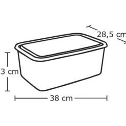 Contenitore Frigo Rettangolare Linea Frigochef