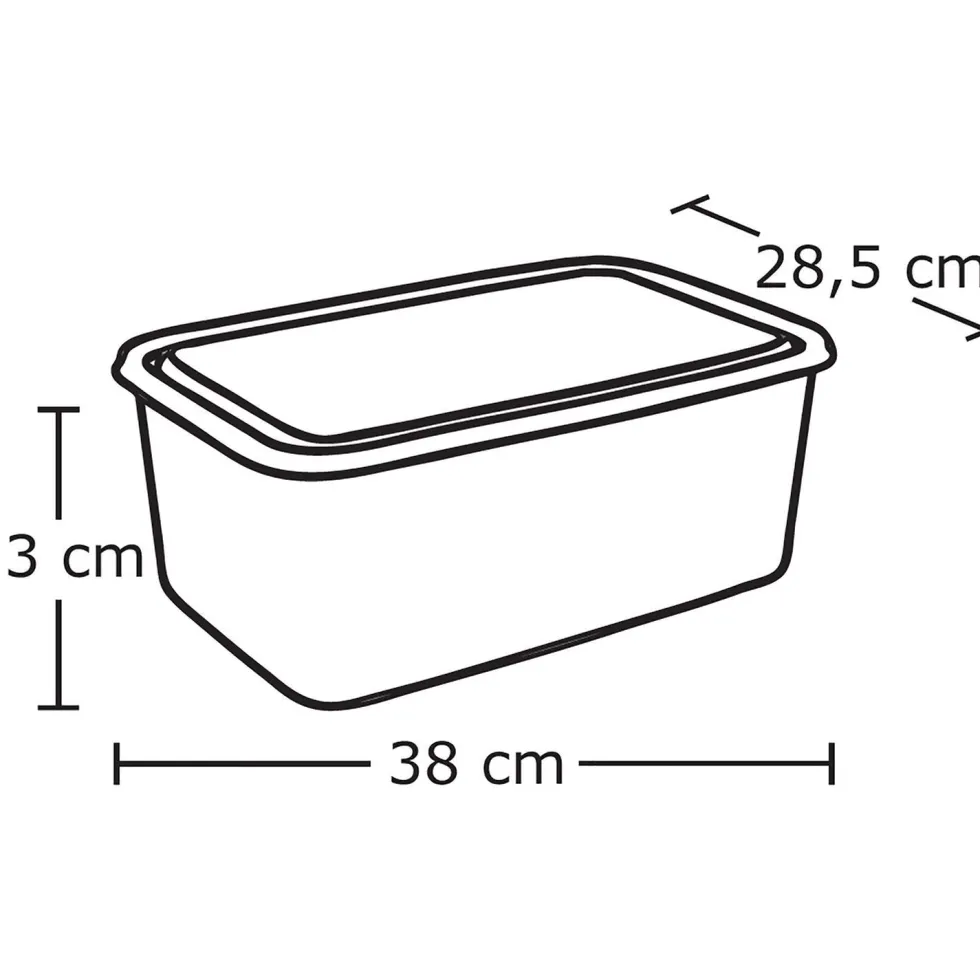 Contenitore Frigo Rettangolare Linea Frigochef