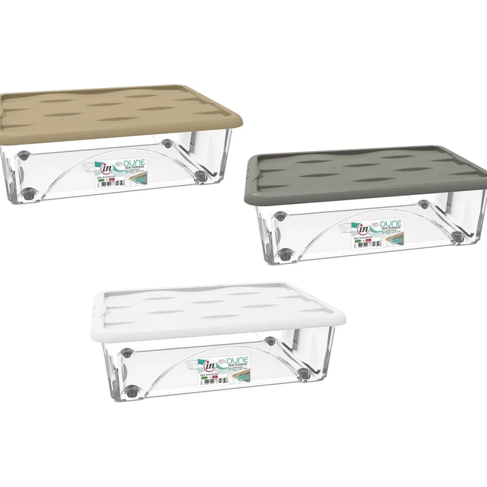 Contenitore Multiuso Storage Box Dune con ruote 30 litri