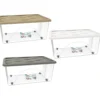 Contenitore Multiuso Storage Box Dune con ruote 45 litri