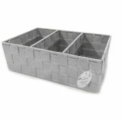 Contenitore 3 scomparti Grigio