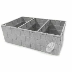 Contenitore 3 scomparti Grigio
