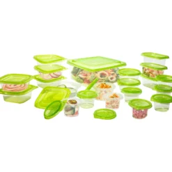 Contenitori con coperchio ermetico in Polipropilene Food Organizer set 21 pezzi
