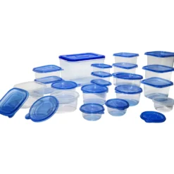 Contenitori in Polipropilene con coperchio ermetico Food Organizer set 21 pezzi
