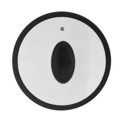 Coperchio in Vetro Temperato con Bordo in Silicone diametro 18 cm