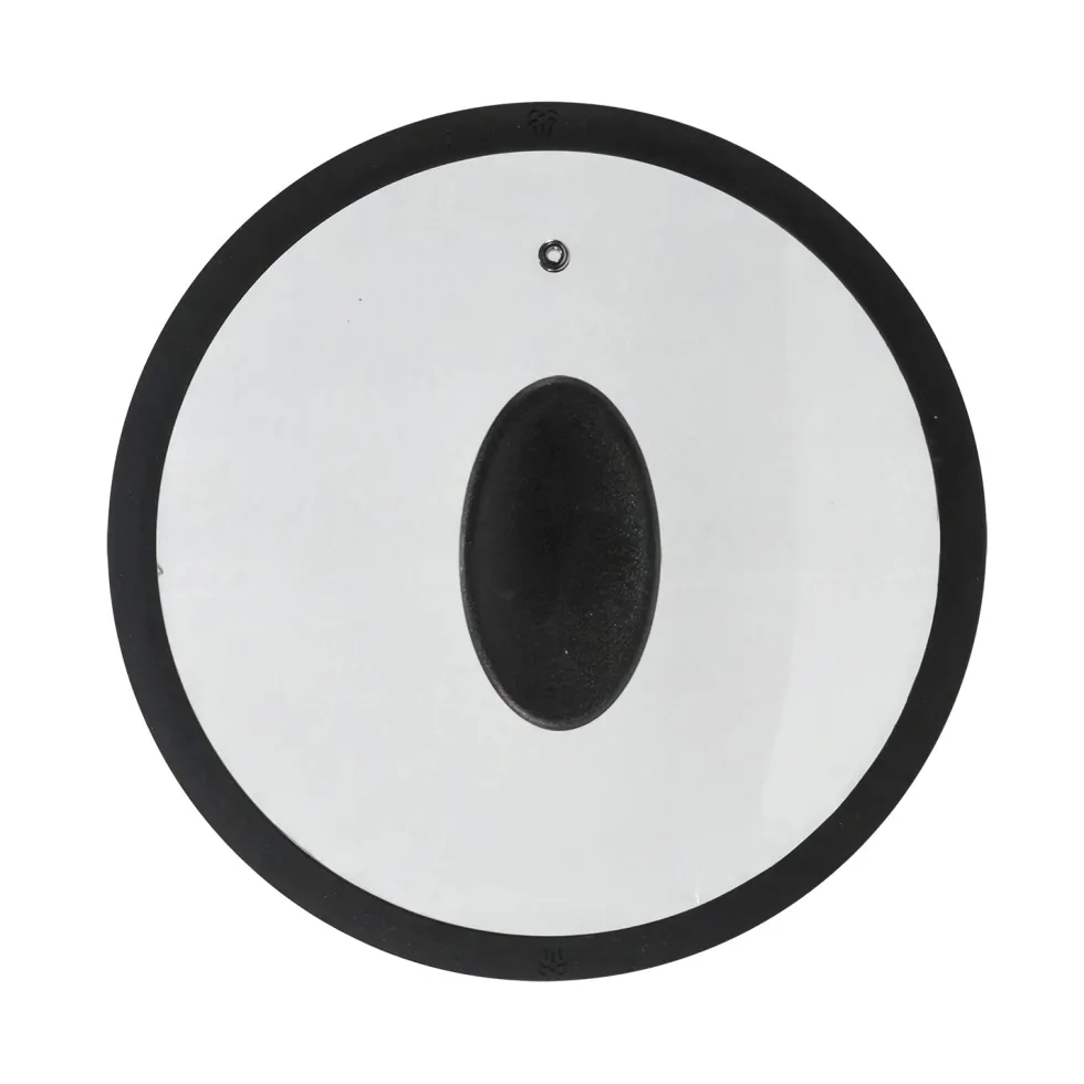 Coperchio in Vetro Temperato con Bordo in Silicone diametro 20 cm