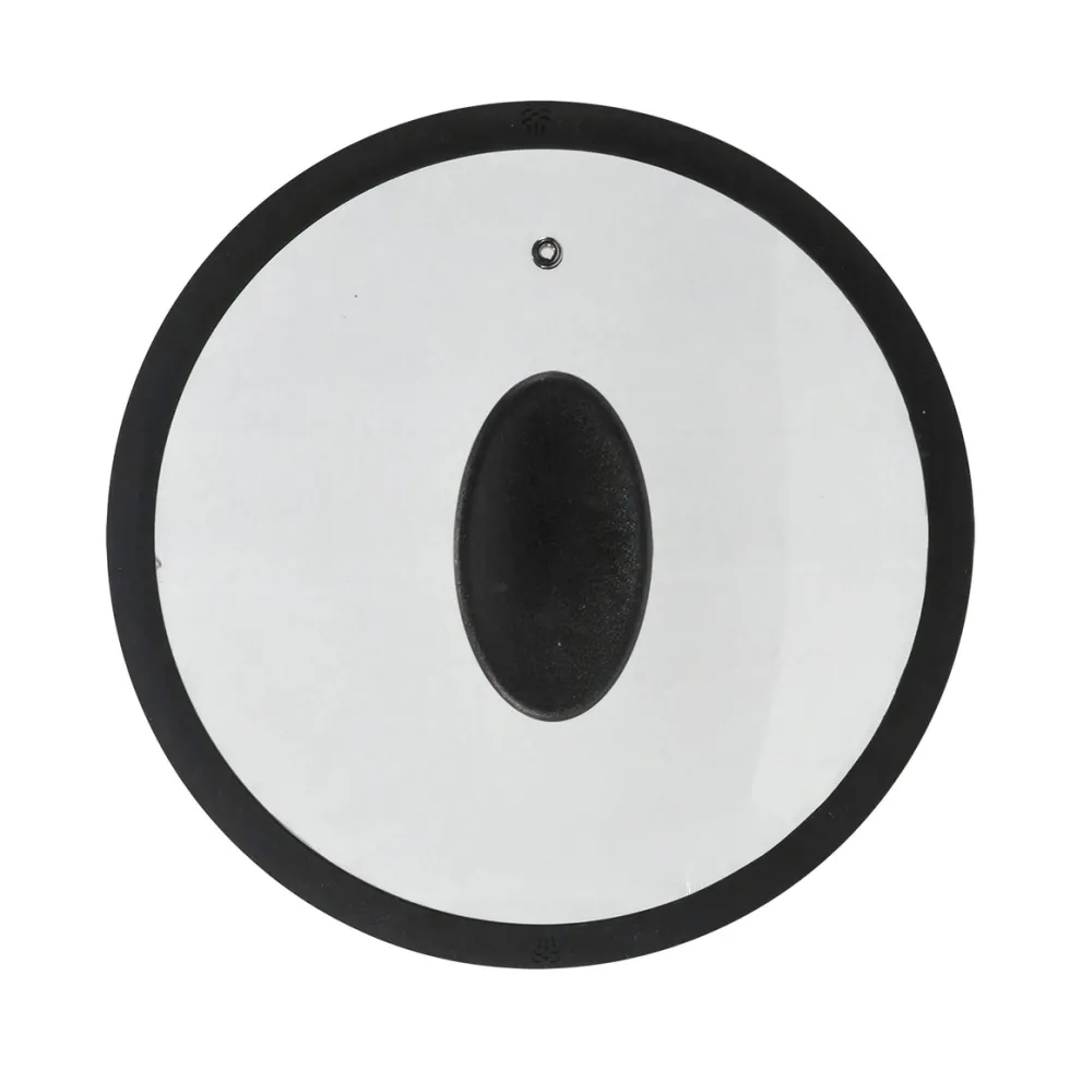 Coperchio in Vetro Temperato con Bordo in Silicone diametro 20 cm