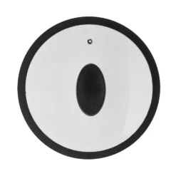 Coperchio in Vetro Temperato con Bordo in Silicone diametro 22 cm