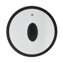 Coperchio in Vetro Temperato con Bordo in Silicone diametro 22 cm