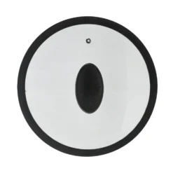 Coperchio in Vetro Temperato con Bordo in Silicone diametro 24 cm