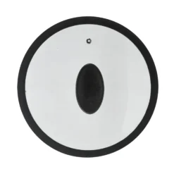 Coperchio in Vetro Temperato con Bordo in Silicone diametro 24 cm