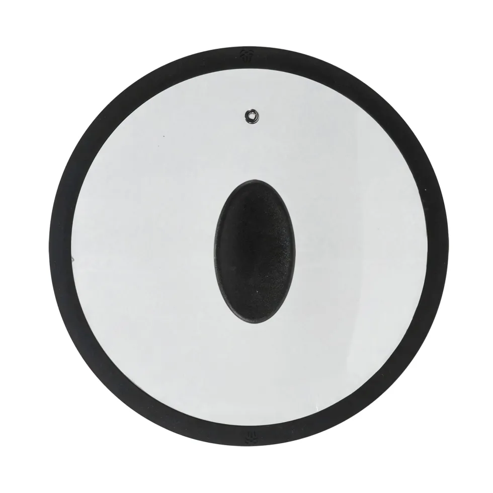 Coperchio in Vetro Temperato con Bordo in Silicone diametro 24 cm