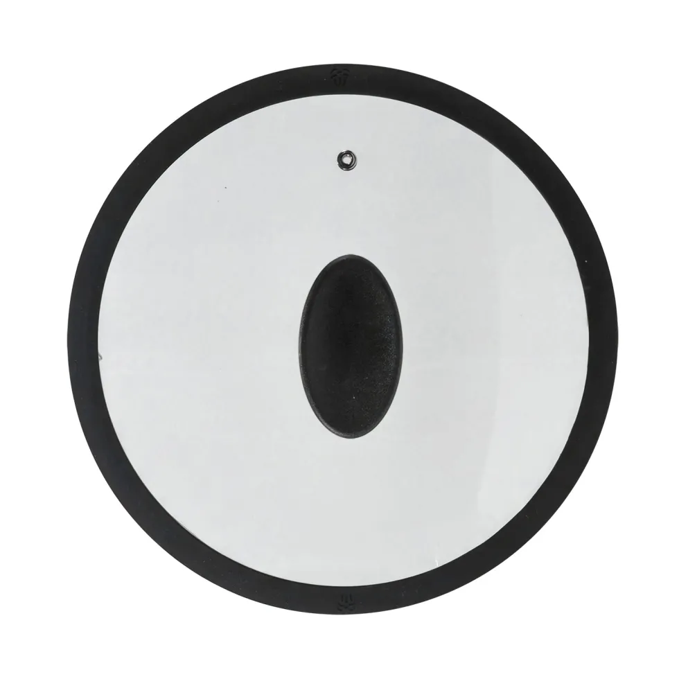 Coperchio in Vetro Temperato con Bordo in Silicone diametro 26 cm