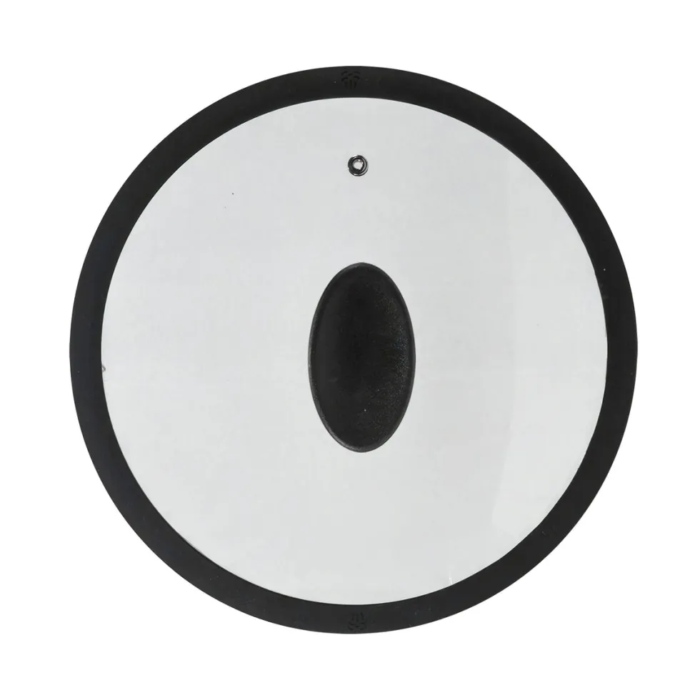 Coperchio in Vetro Temperato con Bordo in Silicone diametro 26 cm