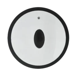 Coperchio in Vetro Temperato con Bordo in Silicone diametro 28 cm