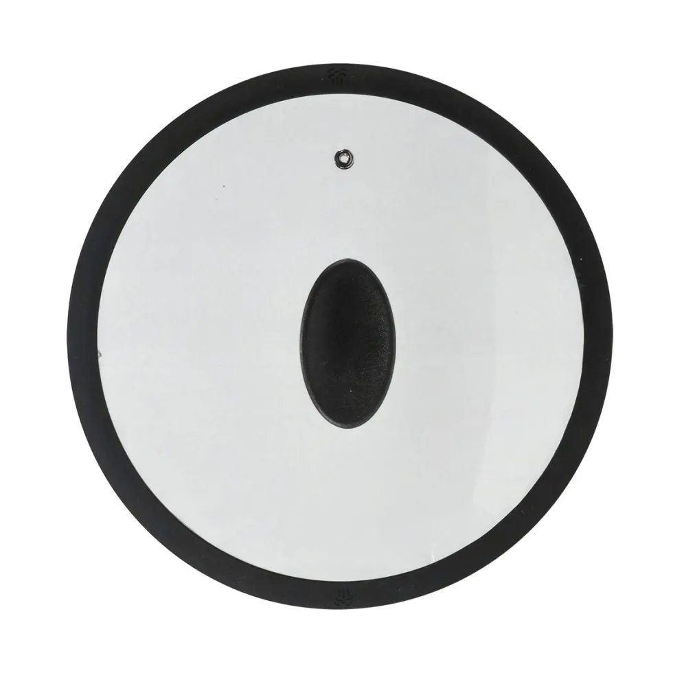 Coperchio in Vetro Temperato con Bordo in Silicone diametro 28 cm