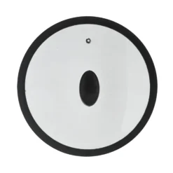 Coperchio in Vetro Temperato con Bordo in Silicone diametro 32 cm