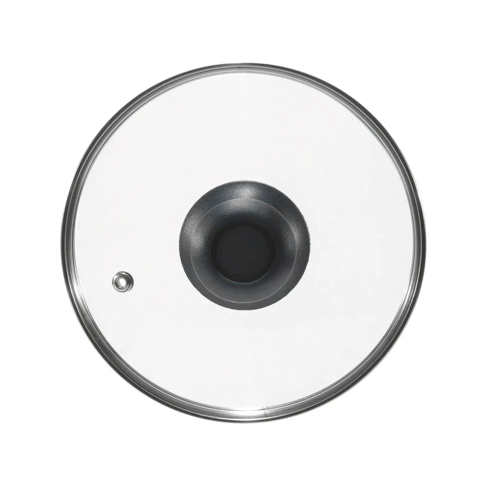 Coperchio in Vetro Temperato con Valvola di Sfiato diametro 20 cm
