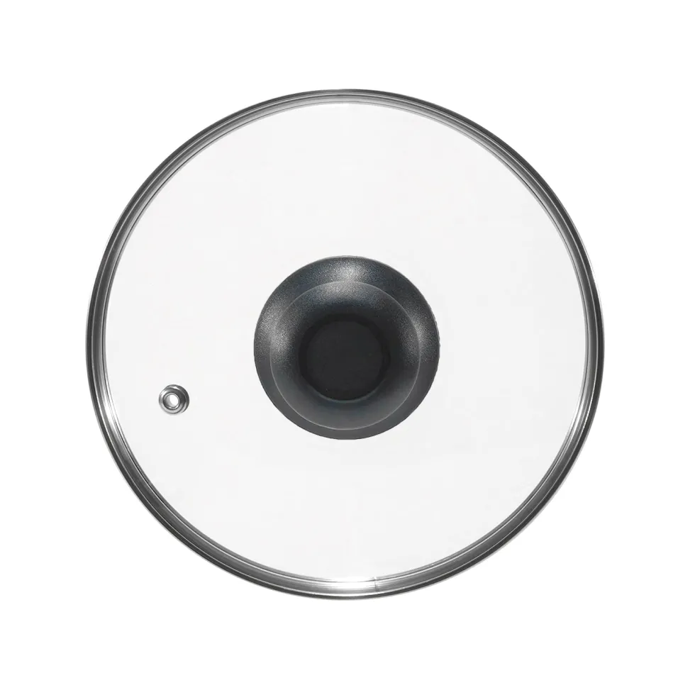 Coperchio in Vetro Temperato con Valvola di Sfiato diametro 20 cm