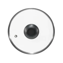 Coperchio in Vetro Temperato con Valvola di Sfiato diametro 24 cm