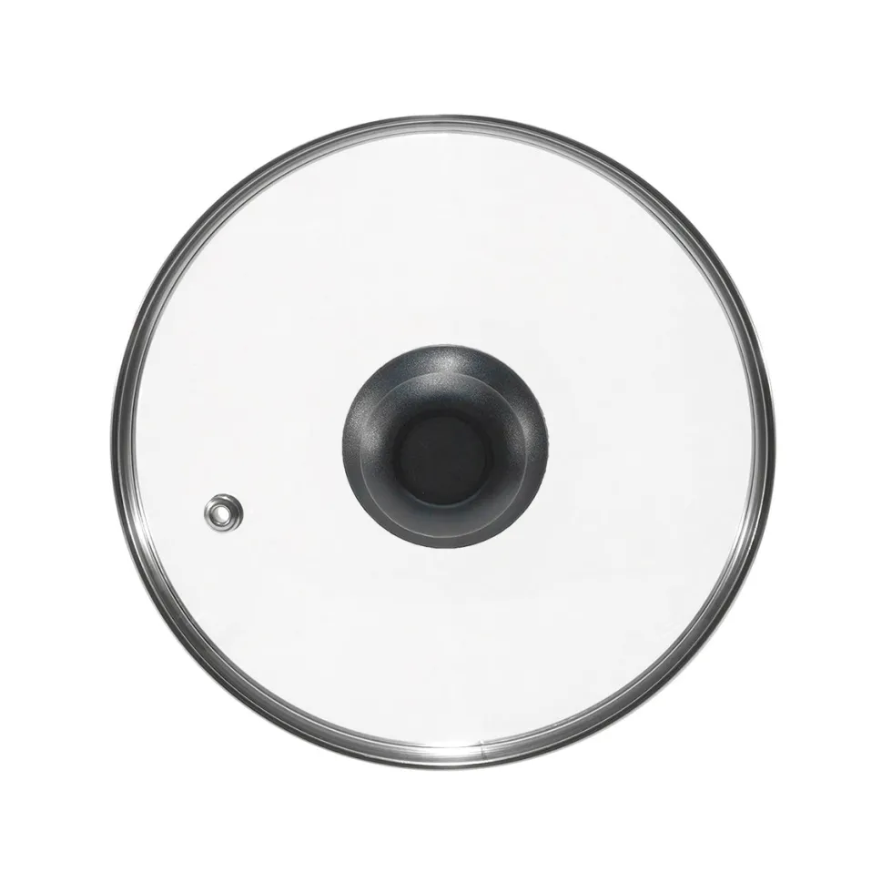 Coperchio in Vetro Temperato con Valvola di Sfiato diametro 26 cm