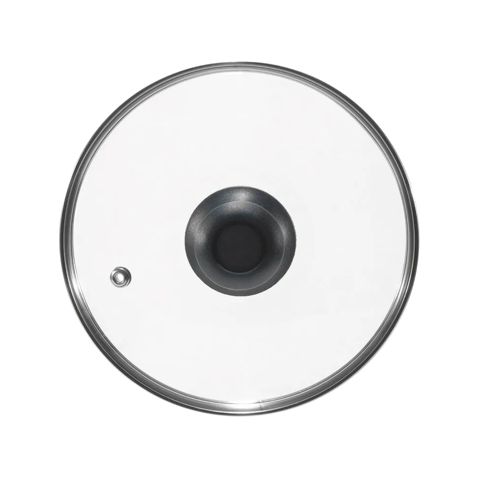 Coperchio in Vetro Temperato con Valvola di Sfiato diametro 26 cm