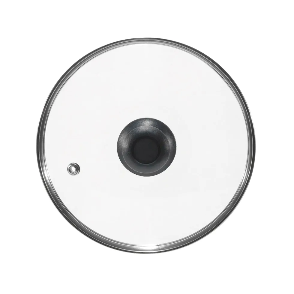 Coperchio in Vetro Temperato con Valvola di Sfiato diametro 30 cm
