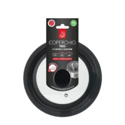 Coperchio Universale Trio in Vetro e Silicone