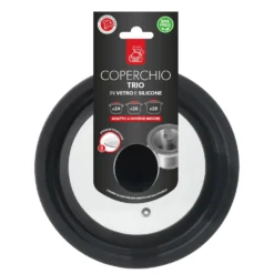 Coperchio Universale Trio in Vetro e Silicone