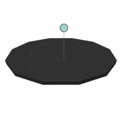 Copertura rotonda per piscina fuori terra Steel Pro, Steel Pro MAX e Fast Set con diametro fino a 366 cm