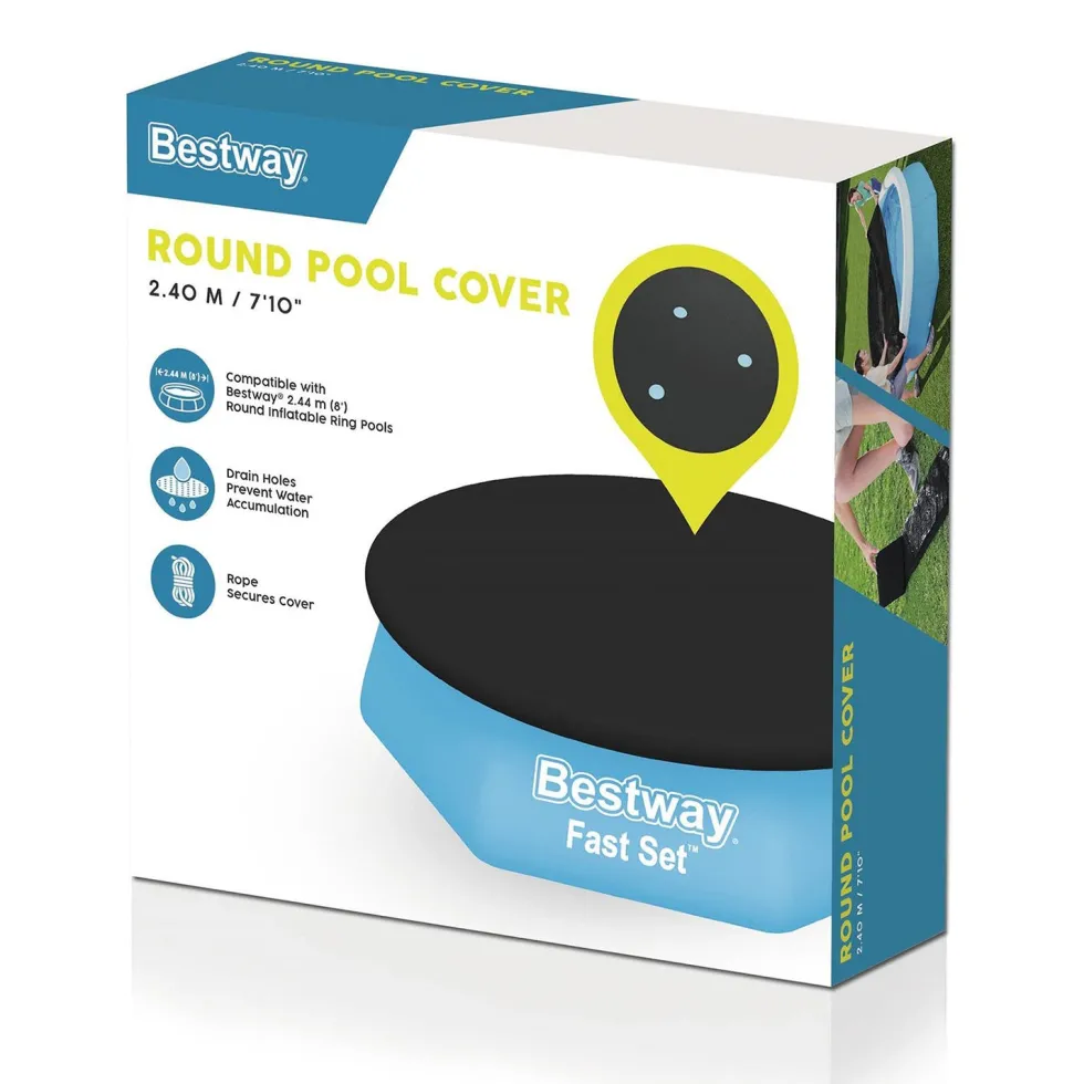 Copertura rotonda per piscine fuori terra Fast Set da 244 cm