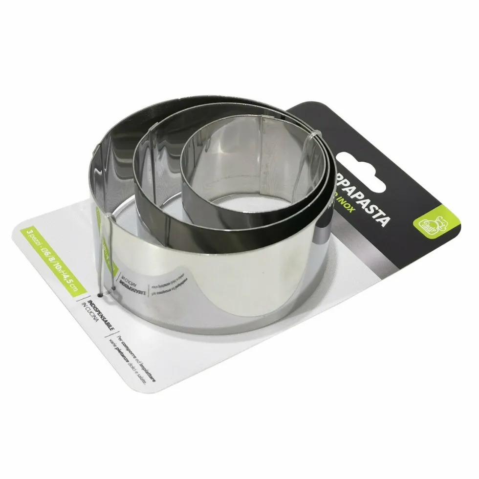 Coppapasta tondo in acciaio inox