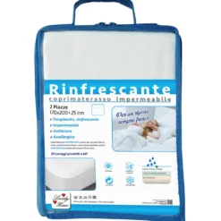 Coprimaterasso Impermeabile Rinfrescante 2 Piazze Lovely Home