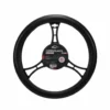 Coprivolante in ecopelle Nero diametro 38 cm