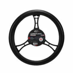 Coprivolante in ecopelle Nero diametro 38 cm