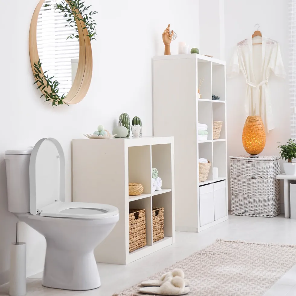 Copriwater Bianco Soft Close 36,5x47 cm