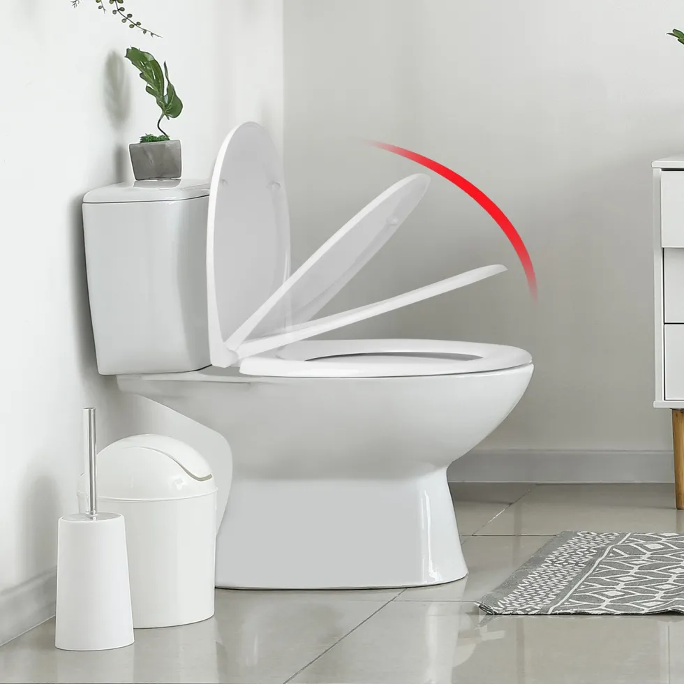 Copriwater Bianco Soft Close 38x46 cm