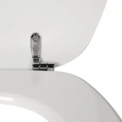 Copriwater in legno Bianco 39x44 cm