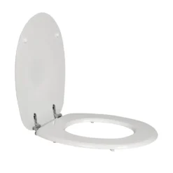 Copriwater in legno Bianco 39x44 cm