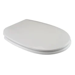 Copriwater Passepartout Bianco con cerniere in acciaio inox per mod. Aretusa
