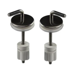Copriwater Passepartout Bianco con cerniere in acciaio inox per mod. Aretusa