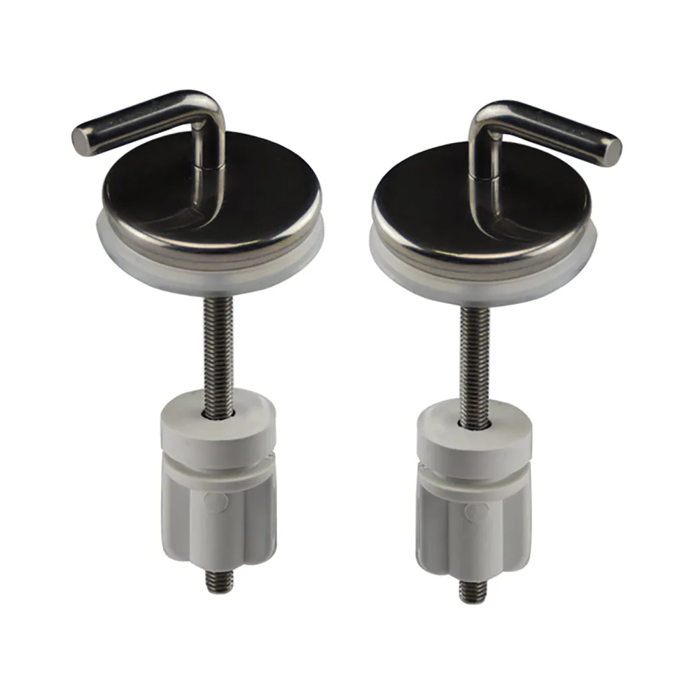 Copriwater Passepartout Bianco con cerniere in acciaio inox per mod. Aretusa