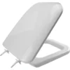 Copriwater Universale Double Bianco con cerniere in nylon per mod. Conca