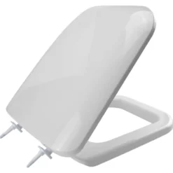 Copriwater Universale Double Bianco con cerniere in nylon per mod. Conca