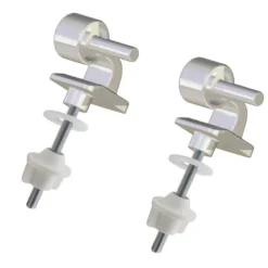 Copriwater Universale Double Bianco con cerniere in nylon per mod. Conca