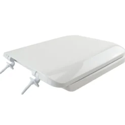 Copriwater Universale Double Bianco con cerniere in nylon per mod. Conca