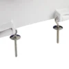 Copriwater Universale Five Bianco con cerniere in acciaio inox per mod. Tesi