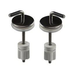 Copriwater Universale Uno N Bianco con cerniere in acciaio inox regolabili
