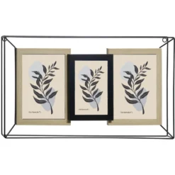 Cornice Portafoto Multiplo 3 Posti h26x46 cm